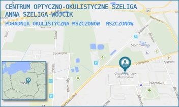 PORADNIA OKULISTYCZNA MSZCZONÓW - CENTRUM OPTYCZNO-OKULISTYCZNE SZELIGA ANNA SZELIGA-WÓJCIK - PÓŁNOCNA 6A/1U,  MSZCZONÓW