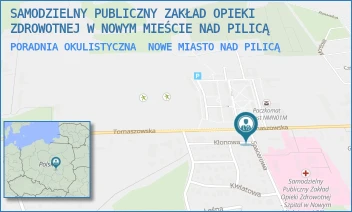 PORADNIA OKULISTYCZNA - SAMODZIELNY PUBLICZNY ZAKŁAD OPIEKI ZDROWOTNEJ W NOWYM MIEŚCIE NAD PILICĄ - SPACEROWA 1,  NOWE MIASTO NAD PILICĄ