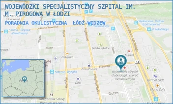 PORADNIA OKULISTYCZNA - WOJEWÓDZKI SPECJALISTYCZNY SZPITAL IM. M. PIROGOWA W ŁODZI - UL. NOWA 30/32,  ŁÓDŹ-WIDZEW