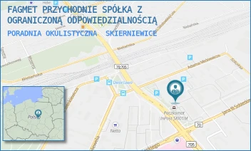 PORADNIA OKULISTYCZNA - FAGMET PRZYCHODNIE SPÓŁKA Z OGRANICZONĄ ODPOWIEDZIALNOŚCIĄ - UL. JANA III SOBIESKIEGO 29,  SKIERNIEWICE