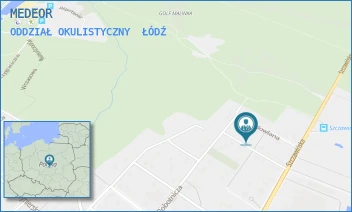 ODDZIAŁ OKULISTYCZNY - MEDEOR - UL. CIESIELSKA 8,  ŁÓDŹ