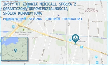 PORADNIA OKULISTYCZNA - INSTYTUT ZDROWIA MEDICALL SPÓŁKA Z OGRANICZONĄ ODPOWIEDZIALNOŚCIĄ SPÓŁKA KOMANDYTOWA - UL. WOJSKA POLSKIEGO 77,  PIOTRKÓW TRYBUNALSKI