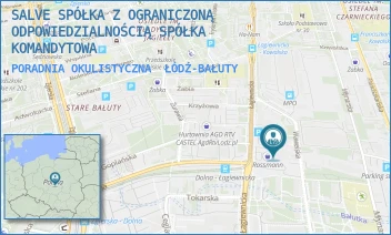 PORADNIA OKULISTYCZNA - SALVE SPÓŁKA Z OGRANICZONĄ ODPOWIEDZIALNOŚCIĄ SPÓŁKA KOMANDYTOWA - UL. ŁAGIEWNICKA 53,  ŁÓDŹ-BAŁUTY