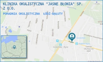 PORADNIA OKULISTYCZNA - KLINIKA OKULISTYCZNA "JASNE BŁONIA" SP. Z O.O. - UL. ROJNA 71 B,  ŁÓDŹ-BAŁUTY
