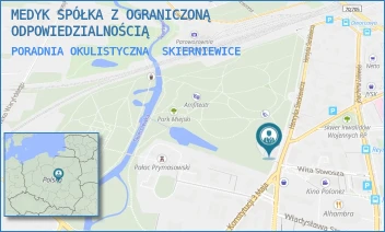 PORADNIA OKULISTYCZNA - MEDYK SPÓŁKA Z OGRANICZONĄ ODPOWIEDZIALNOŚCIĄ - UL. HENRYKA SIENKIEWICZA 1, SKIERNIEWICE