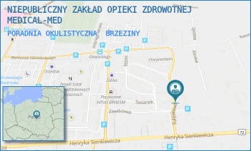 PORADNIA OKULISTYCZNA - NIEPUBLICZNY ZAKŁAD OPIEKI ZDROWOTNEJ MEDICAL-MED - UL. TULIPANOWA 8,  BRZEZINY