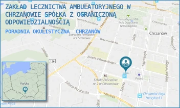 PORADNIA OKULISTYCZNA - ZAKŁAD LECZNICTWA AMBULATORYJNEGO W CHRZANOWIE SPÓŁKA Z OGRANICZONĄ ODPOWIEDZIALNOŚCIĄ - UL. SOKOŁA 19, CHRZANÓW