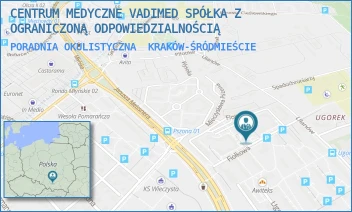 PORADNIA OKULISTYCZNA - CENTRUM MEDYCZNE VADIMED SPÓŁKA Z OGRANICZONĄ ODPOWIEDZIALNOŚCIĄ - UL. FIOŁKOWA 6,  KRAKÓW-ŚRÓDMIEŚCIE