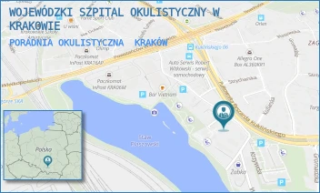 PORADNIA OKULISTYCZNA - WOJEWÓDZKI SZPITAL OKULISTYCZNY W KRAKOWIE - OSIEDLE NA WZGÓRZACH 17B,  KRAKÓW