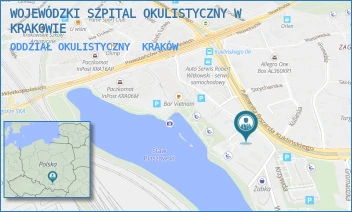 ODDZIAŁ OKULISTYCZNY - WOJEWÓDZKI SZPITAL OKULISTYCZNY W KRAKOWIE - OSIEDLE NA WZGÓRZACH 17B,  KRAKÓW