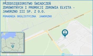PORADNIA OKULISTYCZNA - PRZEDSIĘBIORSTWO ŚWIADCZEŃ ZDROWOTNYCH I PROMOCJI ZDROWIA ELVITA - JAWORZNO III SP. Z O.O. - UL. PROMIENNA 51,  JAWORZNO