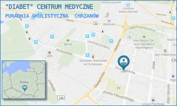 PORADNIA OKULISTYCZNA - "DIABET" CENTRUM MEDYCZNE - UL. KOŚCIUSZKI 18,  CHRZANÓW