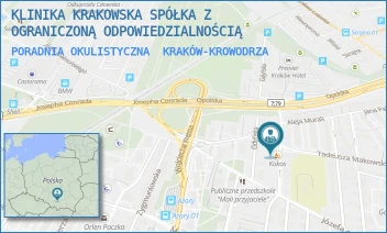 PORADNIA OKULISTYCZNA - PRZYCHODNIA KRAKOWSKA SPÓŁKA Z OGRANICZONĄ ODPOWIEDZIALNOŚCIĄ - UL. JÓZEFA MEHOFFERA 6,  KRAKÓW-KROWODRZA