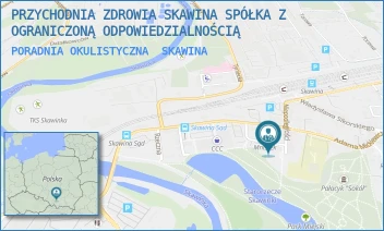 PORADNIA OKULISTYCZNA - PRZYCHODNIA ZDROWIA SKAWINA SPÓŁKA Z OGRANICZONĄ ODPOWIEDZIALNOŚCIĄ - UL. NIEPODLEGŁOŚCI 12,  SKAWINA