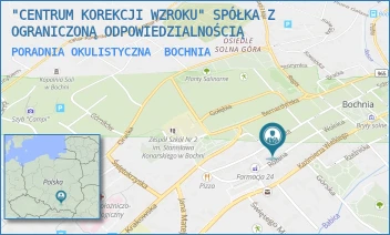 PORADNIA OKULISTYCZNA - "CENTRUM KOREKCJI WZROKU" SPÓŁKA Z OGRANICZONĄ ODPOWIEDZIALNOŚCIĄ - UL. RÓŻANA 9,  BOCHNIA