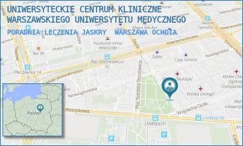 PORADNIA LECZENIA JASKRY - UNIWERSYTECKIE CENTRUM KLINICZNE WARSZAWSKIEGO UNIWERSYTETU MEDYCZNEGO - WILLIAMA HEERLEINA LINDLEYA 4,  WARSZAWA OCHOTA