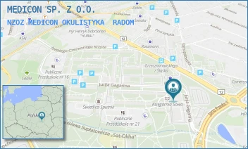 NZOZ MEDICON OKULISTYKA - MEDICON SP. Z O.O. - GAGARINA 1,  RADOM