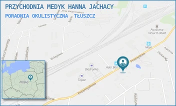 PORADNIA OKULISTYCZNA - PRZYCHODNIA MEDYK HANNA JACHACY - PRZEMYSŁOWA 28,  TŁUSZCZ