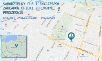 GABINET OKULISTYCZNY - SAMODZIELNY PUBLICZNY ZESPÓŁ ZAKŁADÓW OPIEKI ZDROWOTNEJ W PRUSZKOWIE - DRZYMAŁY 19/21,  PRUSZKÓW