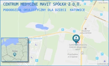 PODODDZIAŁ OKULISTYCZNY DLA DZIECI - CENTRUM MEDYCZNE MAVIT SPÓŁKA Z O.O. - UL. SZOPIENICKA 65,  KATOWICE