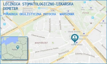 PORADNIA OKULISTYCZNA POTOCKA - LECZNICA STOMATOLOGICZNO-LEKARSKA DEMETER - POTOCKA 14/5,  WARSZAWA