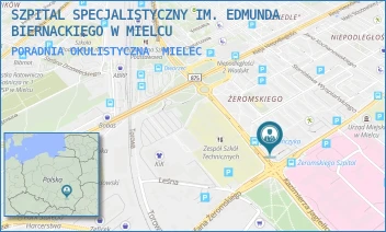 PORADNIA OKULISTYCZNA - SZPITAL SPECJALISTYCZNY IM. EDMUNDA BIERNACKIEGO W MIELCU - UL. ŻEROMSKIEGO 17,  MIELEC