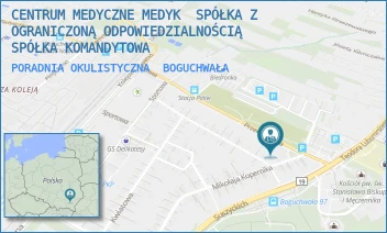 PORADNIA OKULISTYCZNA - CENTRUM MEDYCZNE MEDYK  SPÓŁKA Z OGRANICZONĄ ODPOWIEDZIALNOŚCIĄ SPÓŁKA KOMANDYTOWA - UL. PRZEMYSŁOWA 2C,  BOGUCHWAŁA