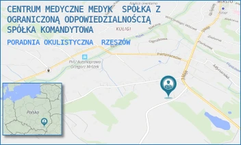 PORADNIA OKULISTYCZNA - CENTRUM MEDYCZNE MEDYK  SPÓŁKA Z OGRANICZONĄ ODPOWIEDZIALNOŚCIĄ SPÓŁKA KOMANDYTOWA - UL. FRYDERYKA SZOPENA 1,  RZESZÓW