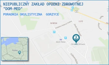 PORADNIA OKULISTYCZNA - NIEPUBLICZNY ZAKŁAD OPIEKI ZDROWOTNEJ "DOM-MED" - UL. JÓZEFA PIŁSUDSKIEGO 17,  GORZYCE