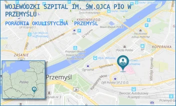 PORADNIA OKULISTYCZNA - WOJEWÓDZKI SZPITAL IM. ŚW.OJCA PIO W PRZEMYŚLU - UL. SPORTOWA 6,  PRZEMYŚL