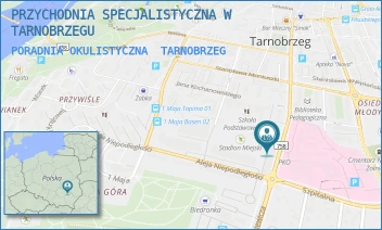 PORADNIA OKULISTYCZNA - PRZYCHODNIA SPECJALISTYCZNA W TARNOBRZEGU - UL. ADAMA MICKIEWICZA 34,  TARNOBRZEG
