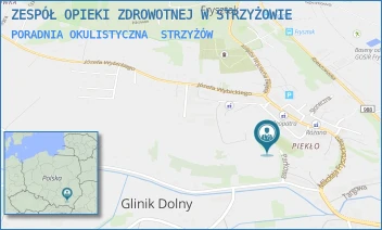PORADNIA OKULISTYCZNA - ZESPÓŁ OPIEKI ZDROWOTNEJ W STRZYŻOWIE - UL. PARKOWA 4,  STRZYŻÓW
