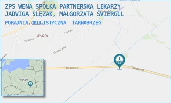 PORADNIA OKULISTYCZNA - ZPS WENA SPÓŁKA PARTNERSKA LEKARZY JADWIGA ŚLĘZAK, MAŁGORZATA ŚWIERGUL - UL. TARGOWA 5/20,  TARNOBRZEG
