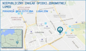 PORADNIA OKULISTYCZNA - NIEPUBLICZNY ZAKŁAD OPIEKI ZDROWOTNEJ LUMED - UL. TADEUSZA KOŚCIUSZKI 16,  LUBACZÓW