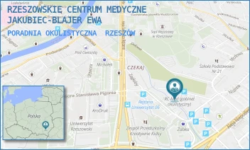 PORADNIA OKULISTYCZNA - RZESZOWSKIE CENTRUM MEDYCZNE JAKUBIEC-BLAJER EWA - ŻOŁNIERZY WRZEŚNIA 7,  RZESZÓW