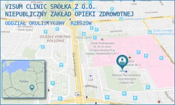 ODDZIAŁ OKULISTYCZNY - VISUM CLINIC SPÓŁKA Z O.O. NIEPUBLICZNY ZAKŁAD OPIEKI ZDROWOTNEJ - UL. LITEWSKA 4C,  RZESZÓW