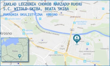 PORADNIA OKULISTYCZNA - ZAKŁAD LECZENIA CHORÓB NARZĄDU RUCHU S.C. WITOLD SKIBA, BEATA SKIBA - UL. BURSAKI 29B,  KROSNO