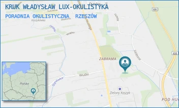 PORADNIA OKULISTYCZNA - KRUK WŁADYSŁAW LUX-OKULISTYKA - UL. KOLEJOWA 12,  RZESZÓW