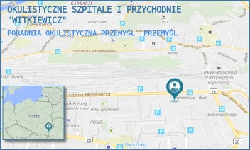 PORADNIA OKULISTYCZNA PRZEMYŚL - OKULISTYCZNE SZPITALE I PRZYCHODNIE "WITKIEWICZ" - UL. ADAMA MICKIEWICZA 38,  PRZEMYŚL
