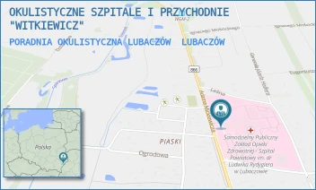PORADNIA OKULISTYCZNA LUBACZÓW - OKULISTYCZNE SZPITALE I PRZYCHODNIE "WITKIEWICZ" - UL. ADAMA MICKIEWICZA 168,  LUBACZÓW