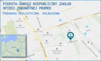 PORADNIA OKULISTYCZNA - PIEKUTA JANUSZ NIEPUBLICZNY ZAKŁAD OPIEKI ZDROWOTNEJ PROMED - UL. 11-GO LISTOPADA 13/3,  KOLBUSZOWA