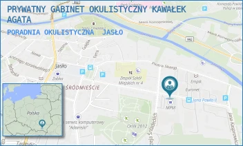 PORADNIA OKULISTYCZNA - PRYWATNY GABINET OKULISTYCZNY KAWAŁEK AGATA - JANA PAWŁA II 35,  JASŁO