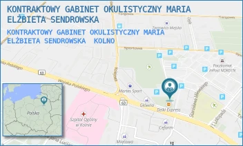KONTRAKTOWY GABINET OKULISTYCZNY MARIA ELŻBIETA SENDROWSKA - KONTRAKTOWY GABINET OKULISTYCZNY MARIA ELŻBIETA SENDROWSKA - MILEWSKIEGO 36,  KOLNO
