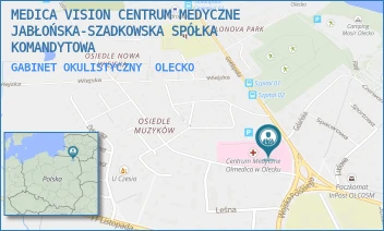 GABINET OKULISTYCZNY - CENTRUM MEDYCZNE MEDICA - GOŁDAPSKA 1,  OLECKO