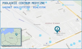 GABINET OKULISTYCZNY - PODLASKIE CENTRUM MEDYCZNE - TRANSPORTOWA 4,  BIAŁYSTOK