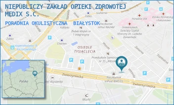 PORADNIA OKULISTYCZNA - MEDIX SPÓŁKA JAWNA - WESOŁA 36/4,  BIAŁYSTOK