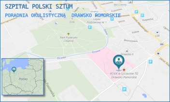 PORADNIA OKULISTYCZNA - SZPITAL POLSKI SZTUM - B. CHROBREGO 4,  DRAWSKO POMORSKIE