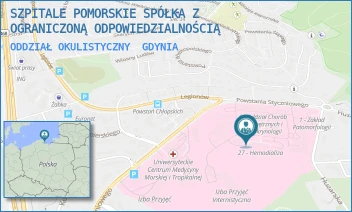 ODDZIAŁ OKULISTYCZNY - SZPITALE POMORSKIE SPÓŁKA Z OGRANICZONĄ ODPOWIEDZIALNOŚCIĄ - UL. POWSTANIA STYCZNIOWEGO 1,  GDYNIA