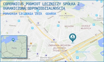 PORADNIA LECZENIA ZEZA - COPERNICUS PODMIOT LECZNICZY SPÓŁKA Z OGRANICZONĄ ODPOWIEDZIALNOŚCIĄ - UL. JAKUBA WEJHERA 12,  GDAŃSK