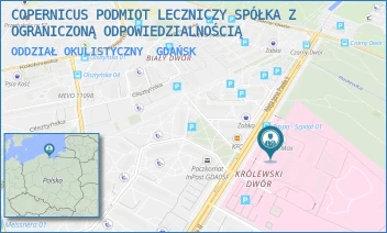 ODDZIAŁ OKULISTYCZNY - COPERNICUS PODMIOT LECZNICZY SPÓŁKA Z OGRANICZONĄ ODPOWIEDZIALNOŚCIĄ - ALEJA JANA PAWŁA II 50,  GDAŃSK